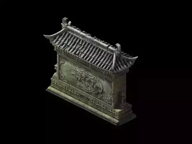 Game Model - Broken Walls 3D model
