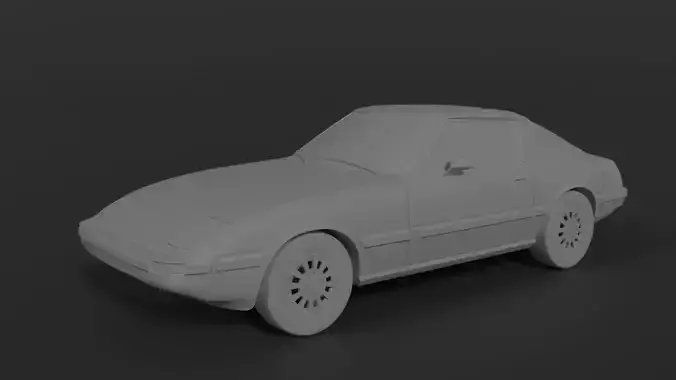 Mazda RX-7 FB 3D print model