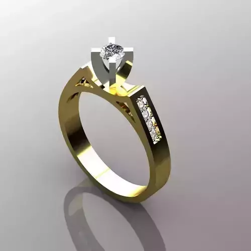 Rings diamond engagement ring gold
