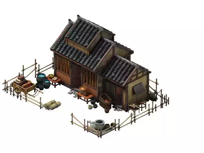 Game model - ordinary residential 06