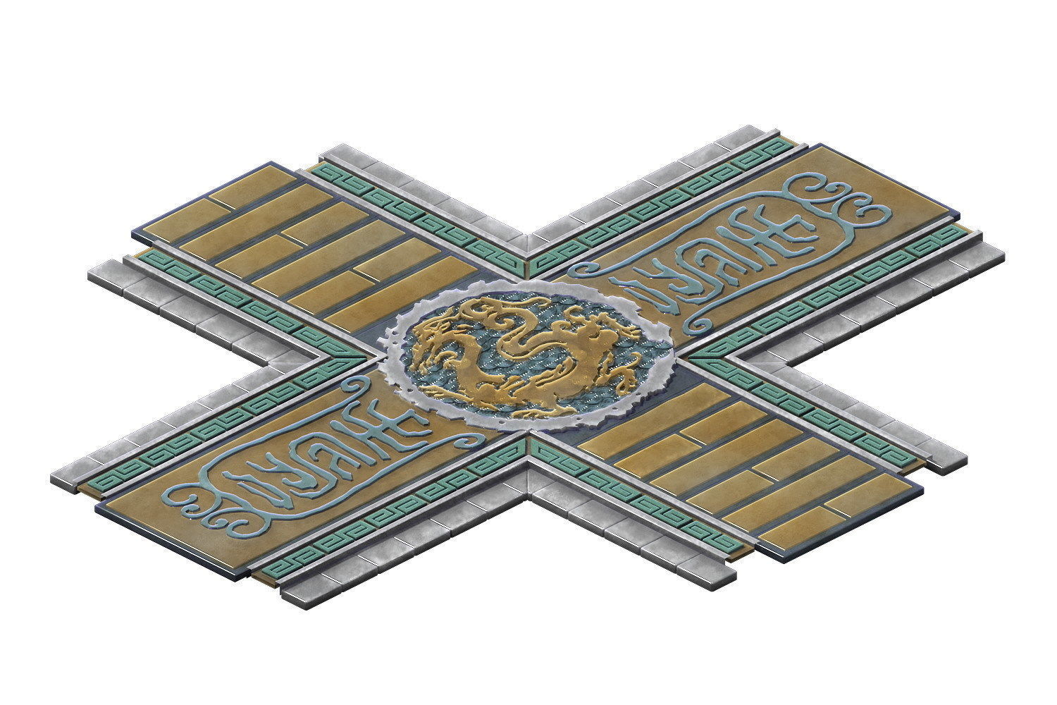 Game Model - Artificial Totem Slate 3D model_3