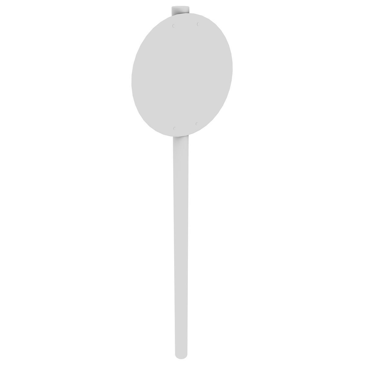 No Parking Sign 3D model_2