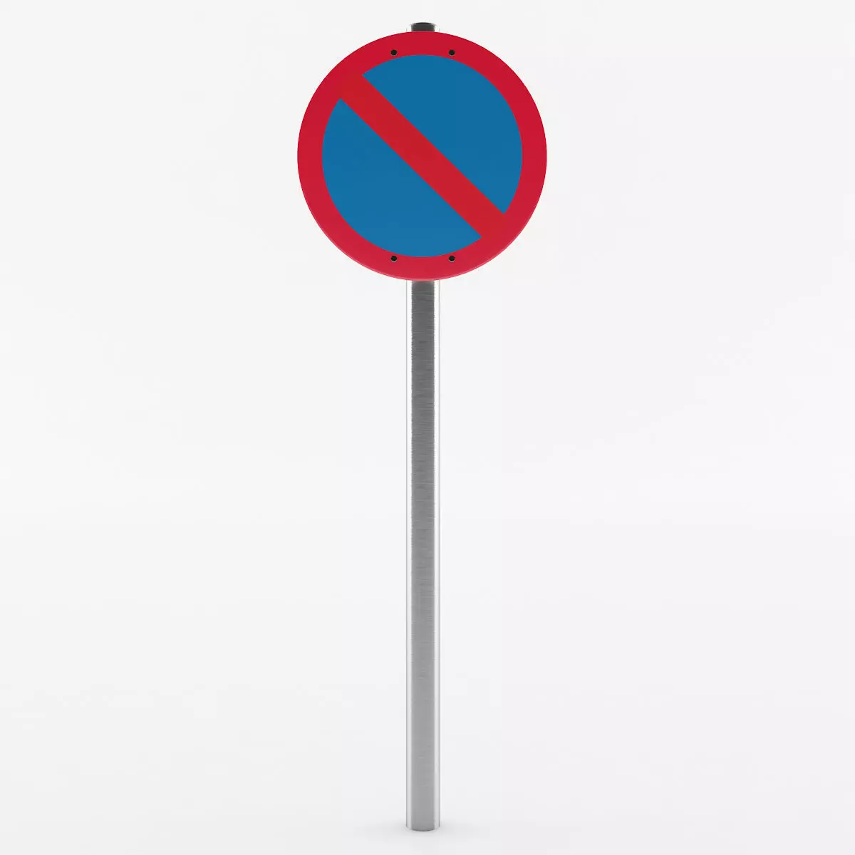 No Parking Sign 3D model_0