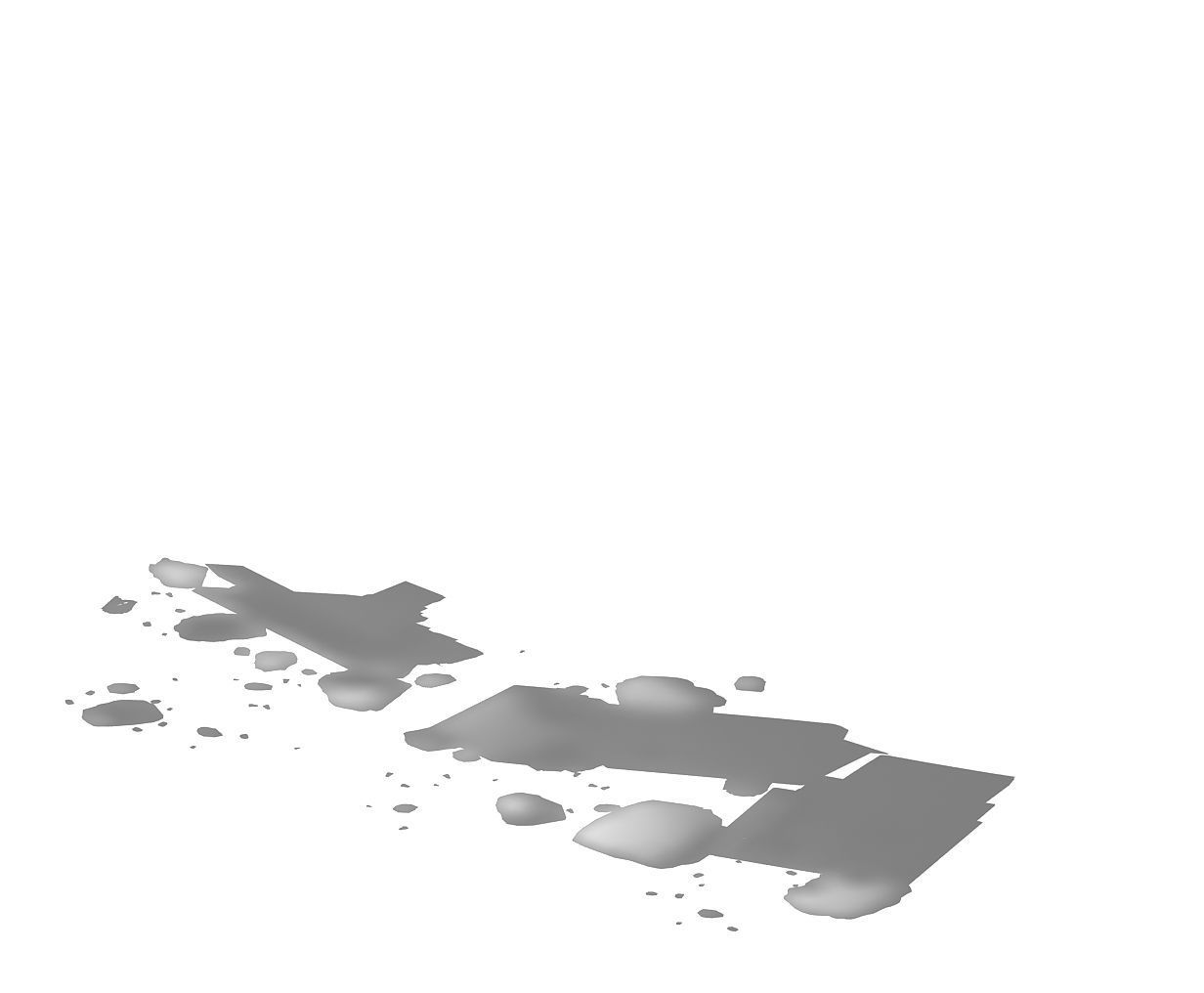 sert ancient battlefield - Broken Wall pillar 02 3D model_4