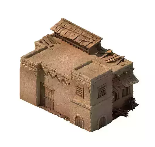 Desert Ancient Battlefield - House 02