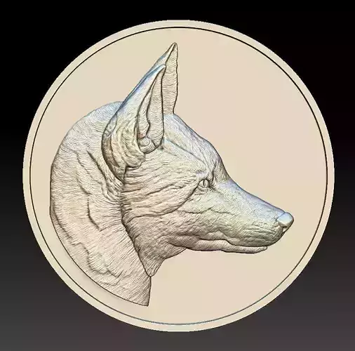 Fox Head Coin - relief - 2020