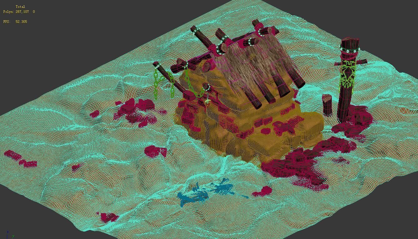 Desert - Monster Lair 002 3D model_2