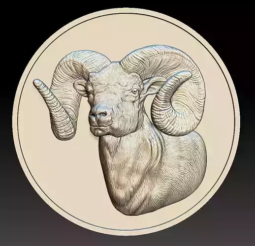 Ram Coin - relief - 2020