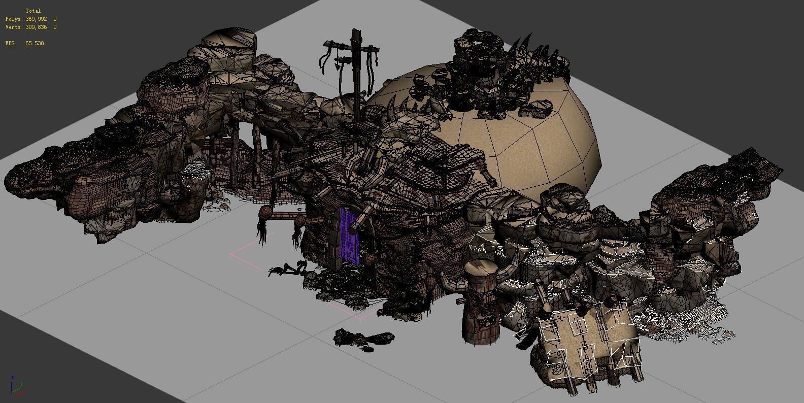 Desert - Monster Camp 02 3D model_2