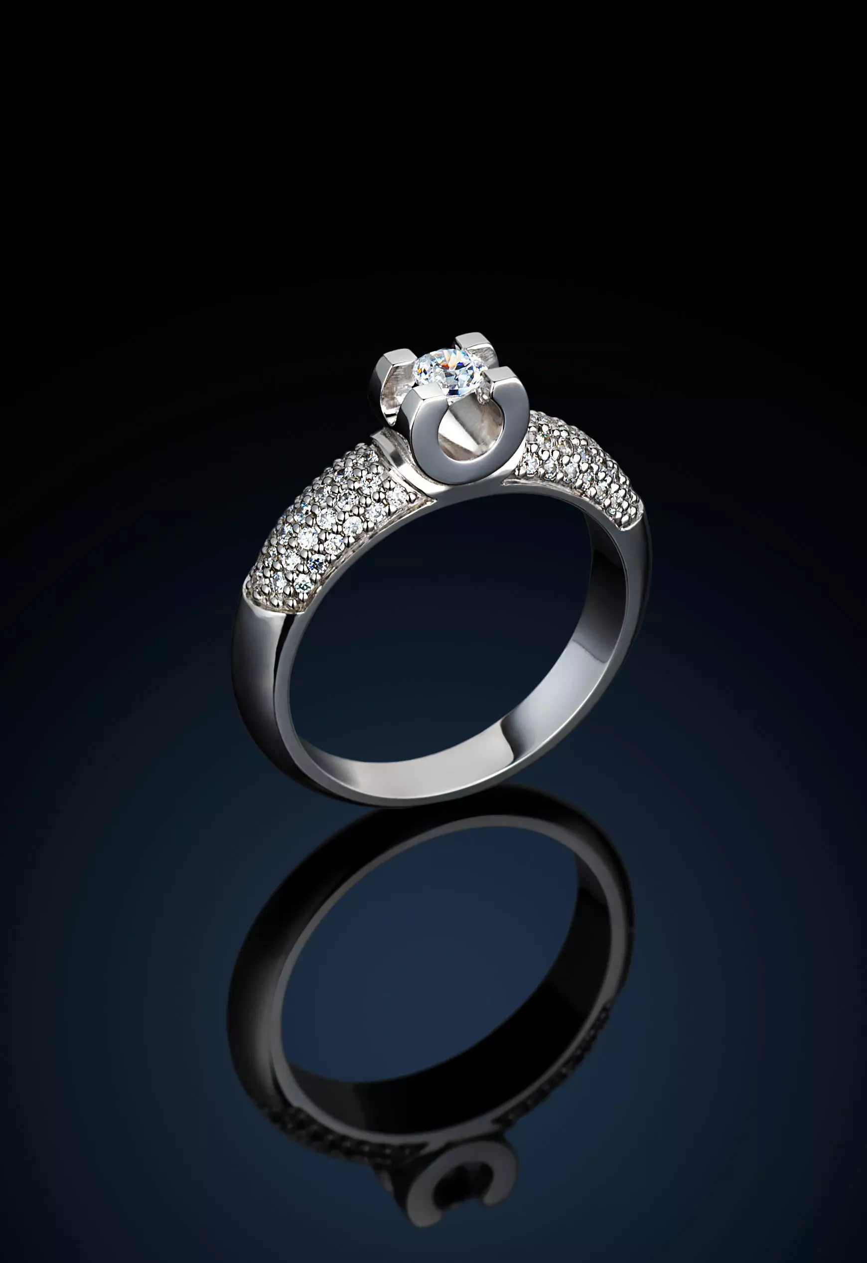 Rings diamond ring 3D print model_0