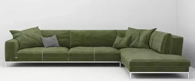 modern living room  sofa L shape