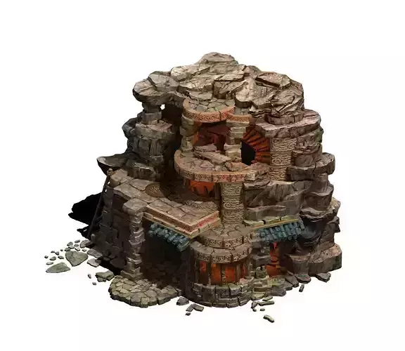 Desert - stone house 01