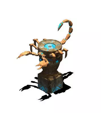 Desert - Scorpion Stone 3D model_0