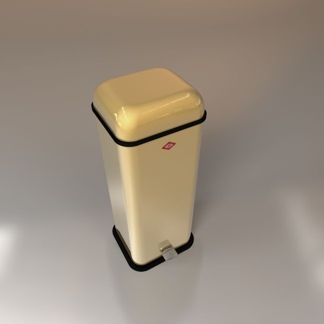 trash bin wesco for the kitchen 3D model_1
