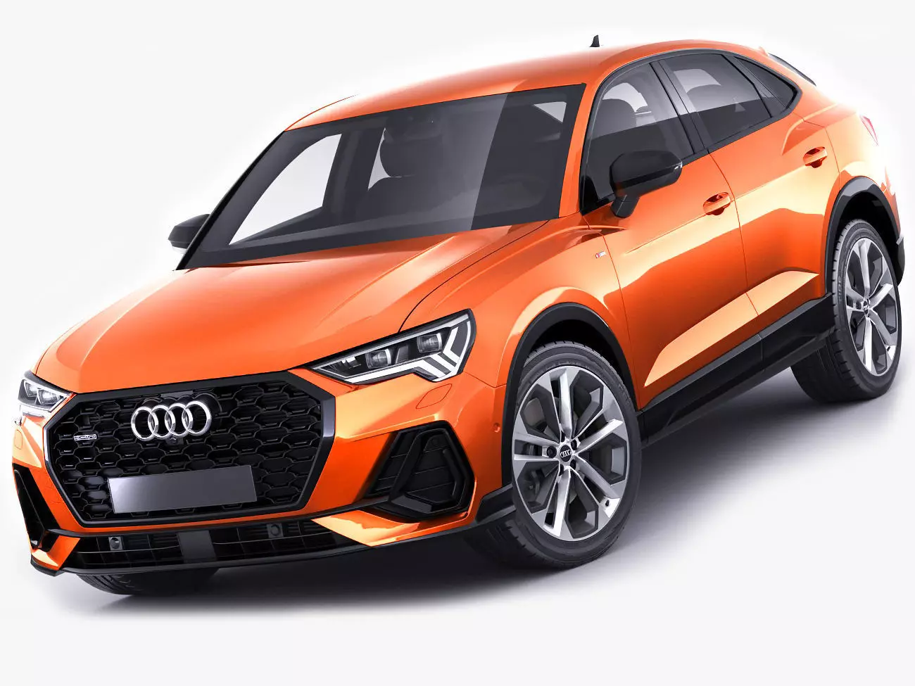 Audi Q3 Sportback 2020 3D model_0
