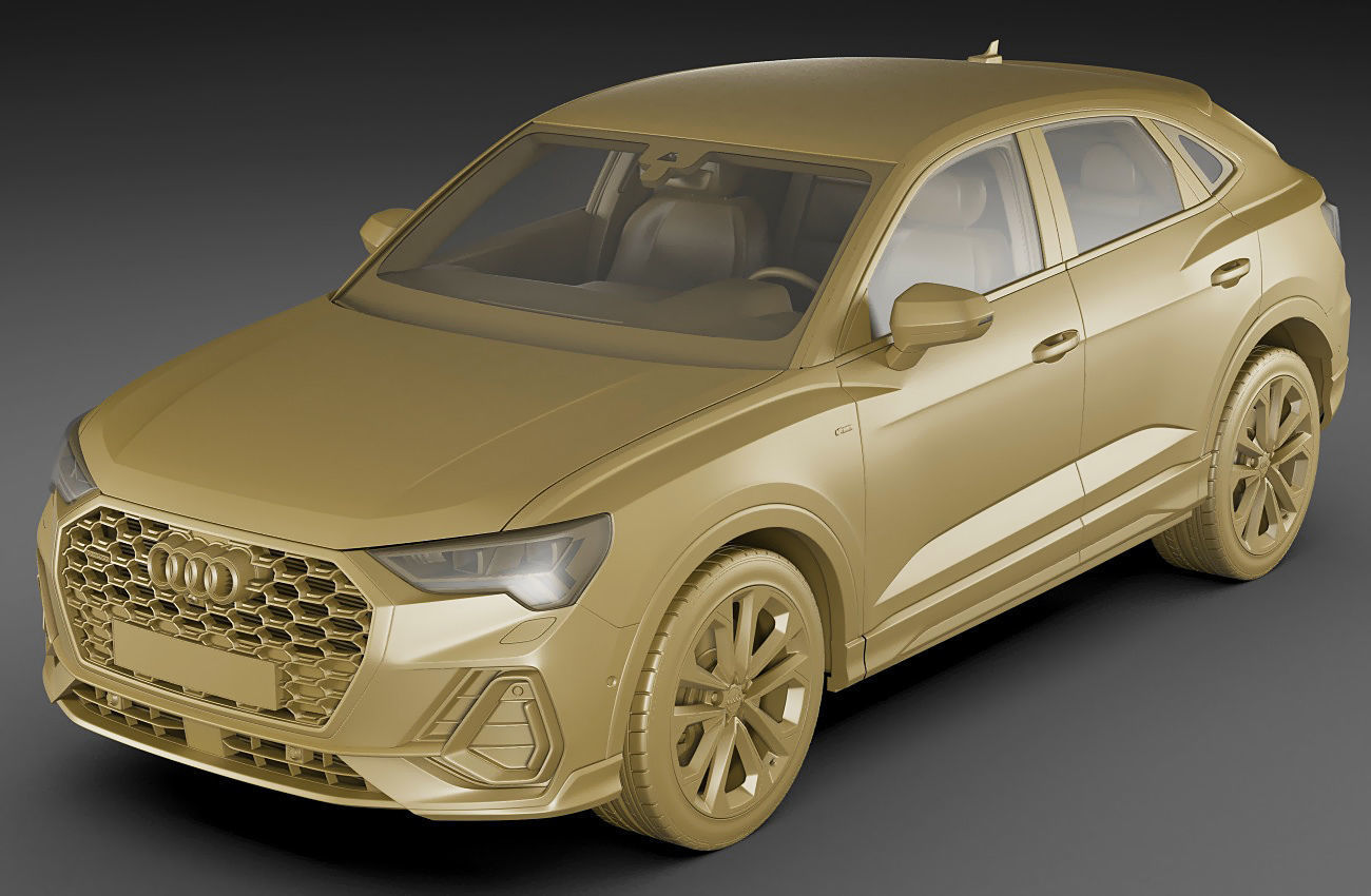Audi Q3 Sportback 2020 3D model_17
