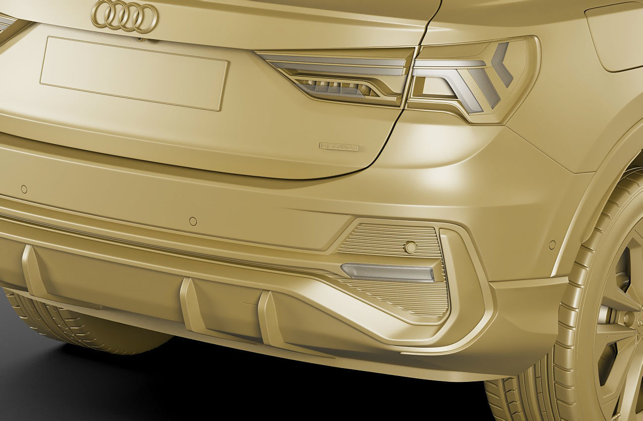 Audi Q3 Sportback 2020 3D model_20