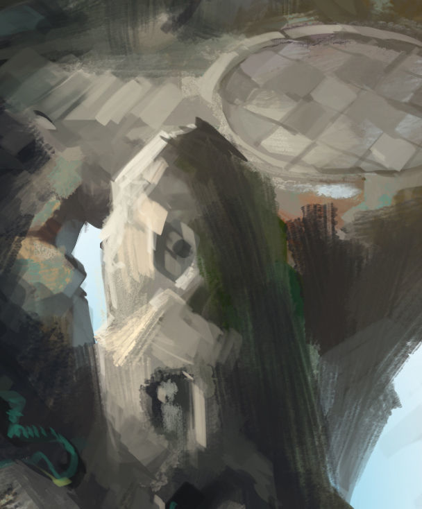 Yamagata - white Chishan transmission platform 3D model_4