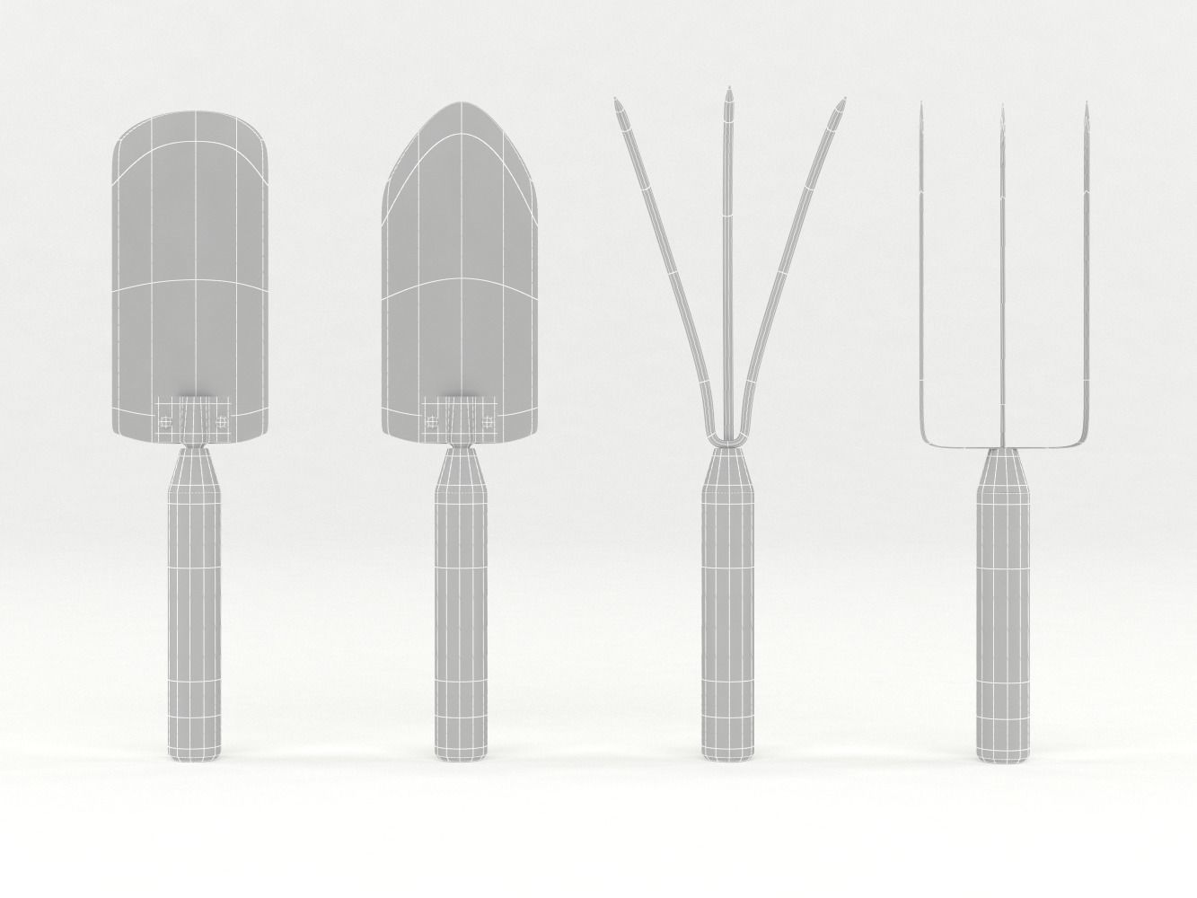 Garden Tools 3D model_9