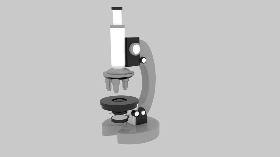 Microscope 1 3D model_5