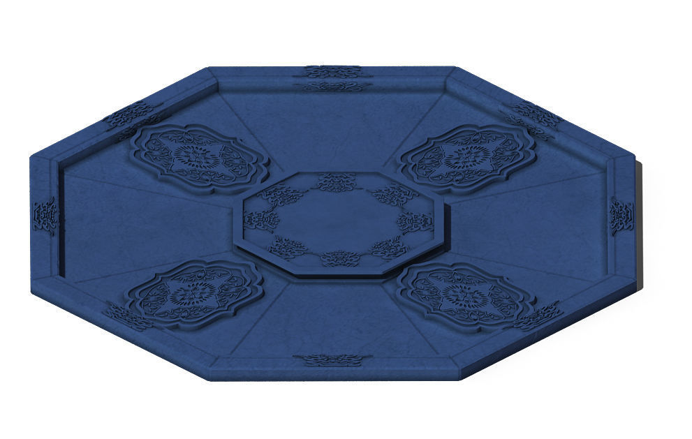 Stone chamber surface-01 3D model_2