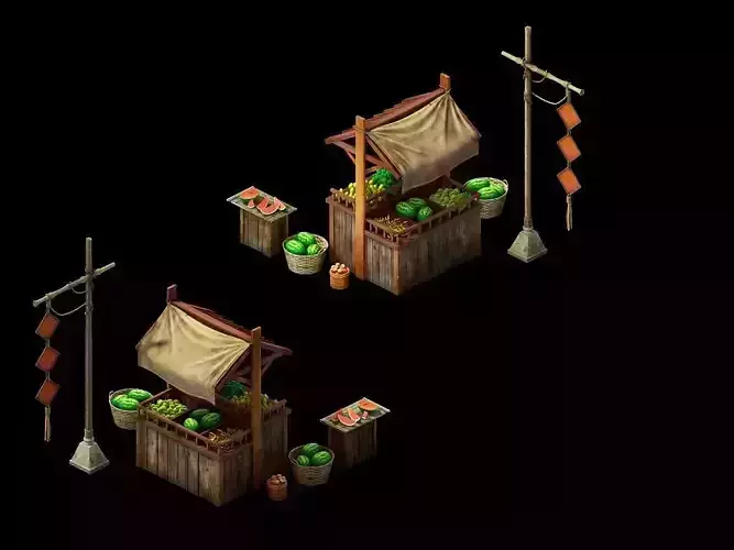 Game Model - Fruit Stall