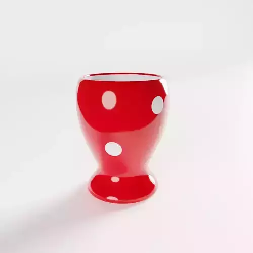 Polka Dot Egg Cup 3D model