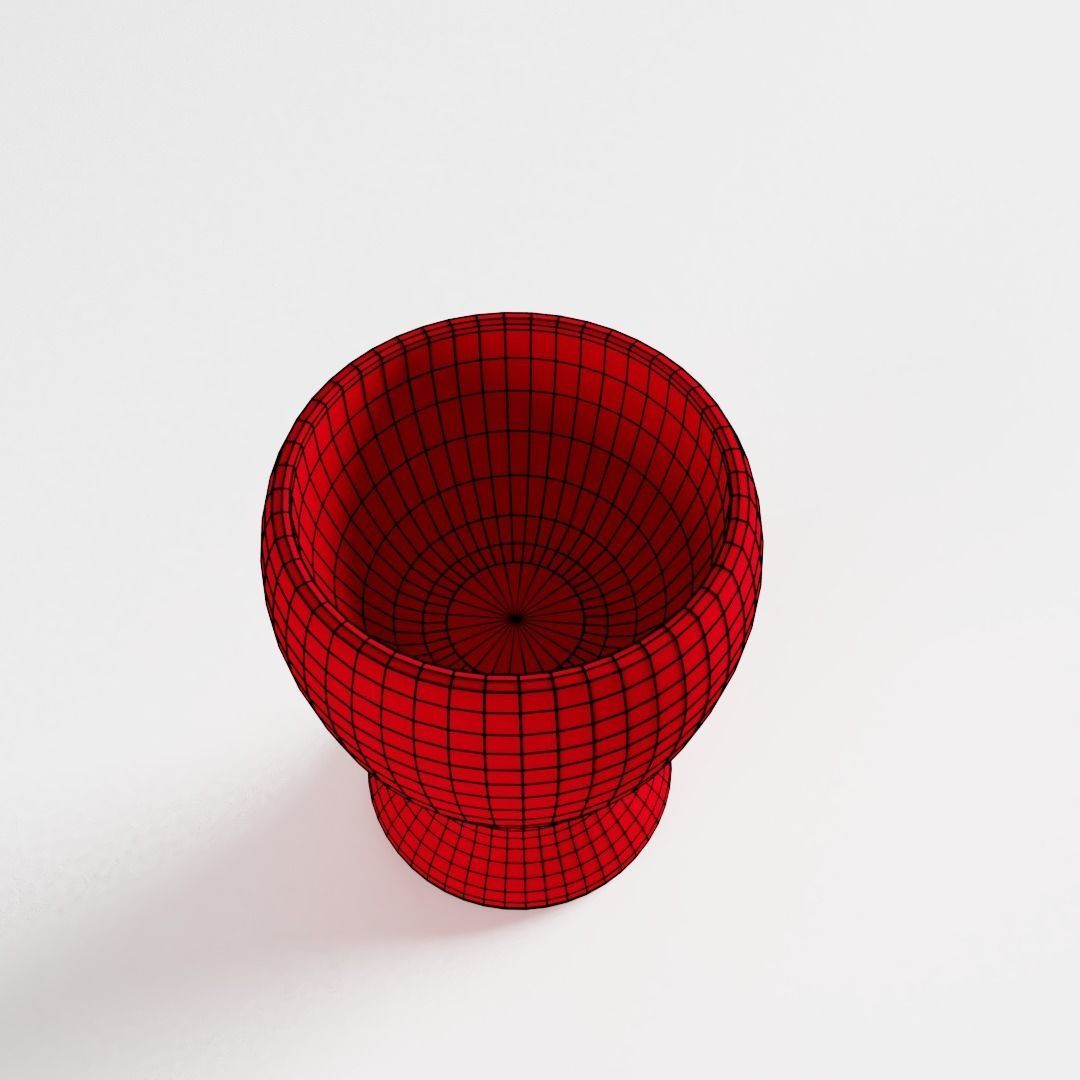Polka Dot Egg Cup 3D model_4