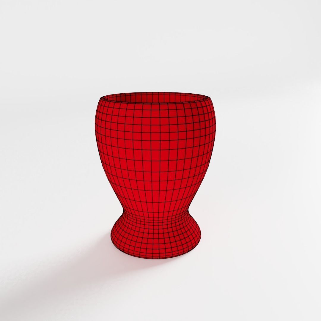 Polka Dot Egg Cup 3D model_3