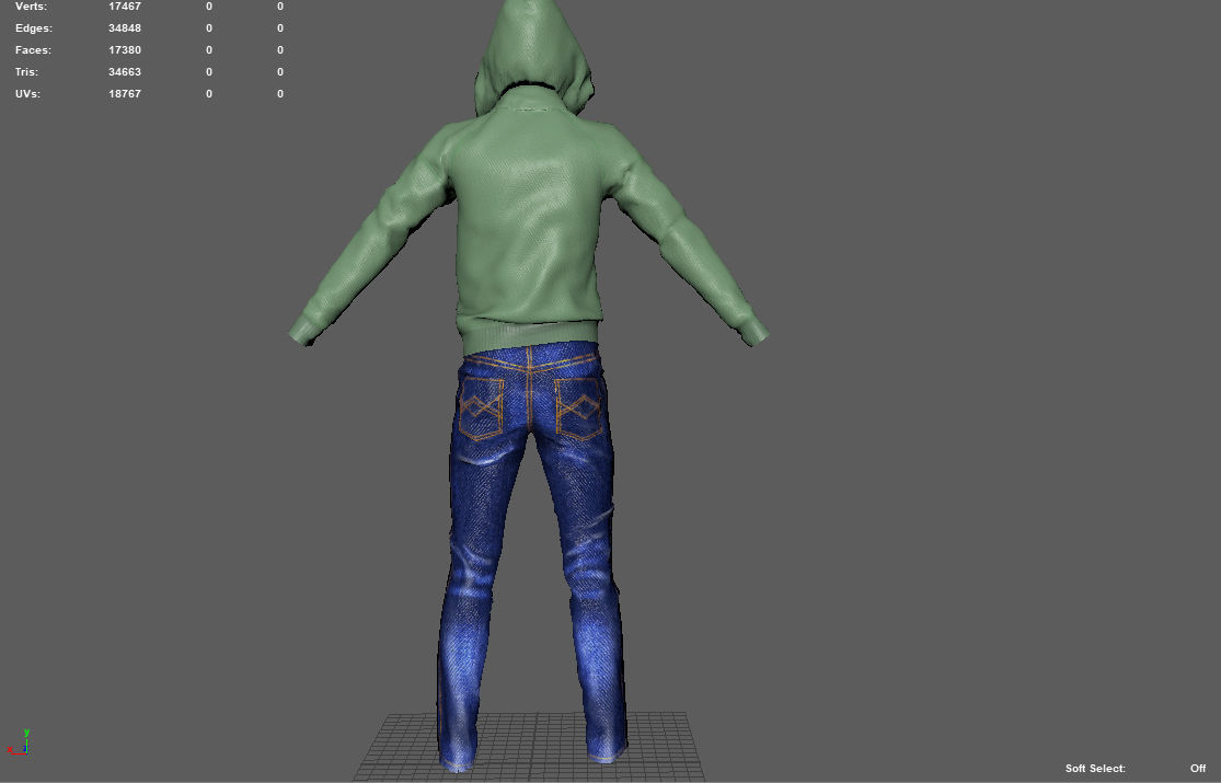 STREET WEAR 3D model_4