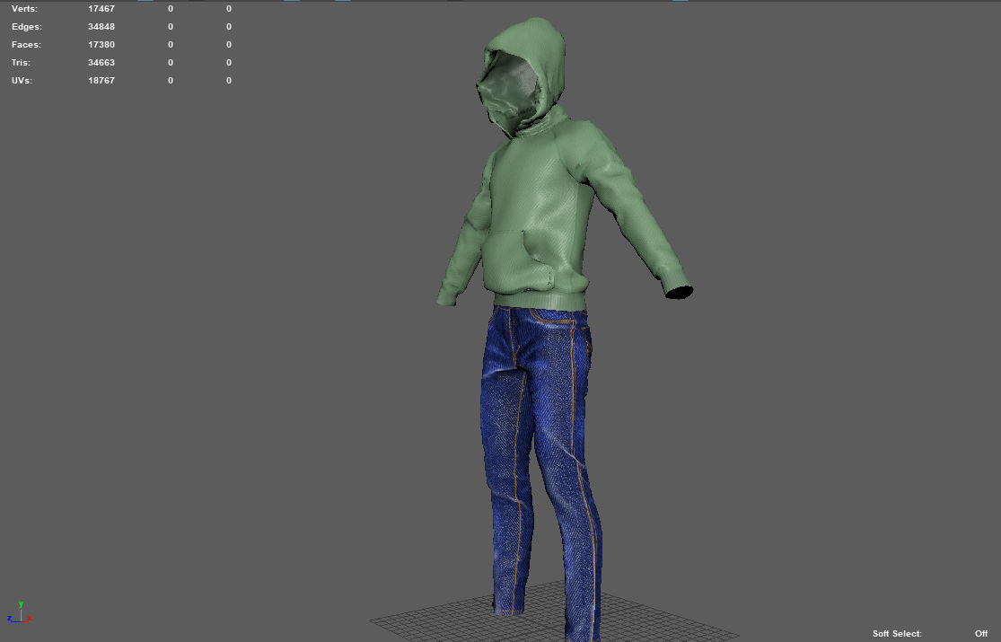 STREET WEAR 3D model_3