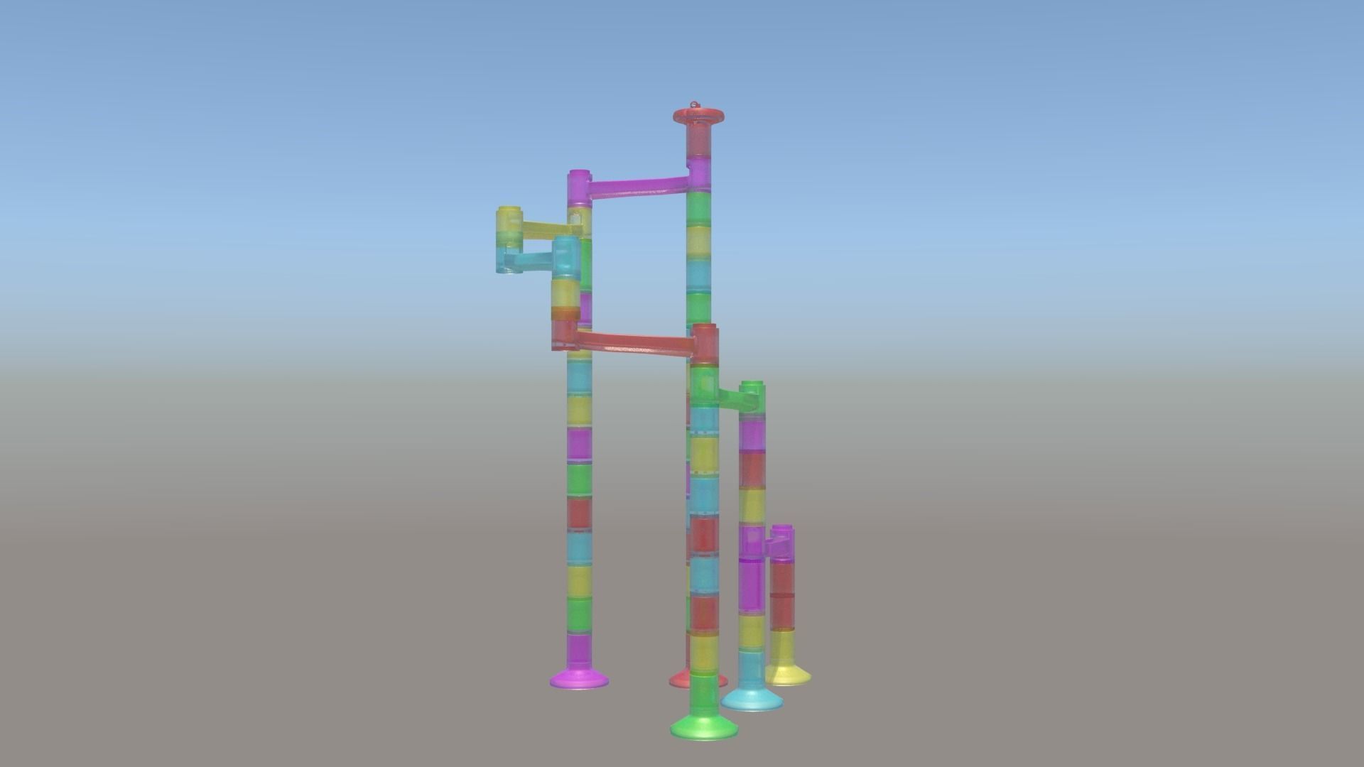 Marble Run free VR / AR / lowpoly 3D model CGTrader