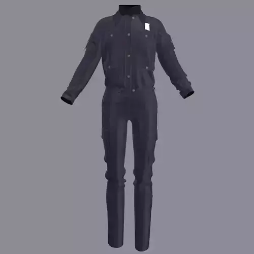 Police uniform set Marvelous designer