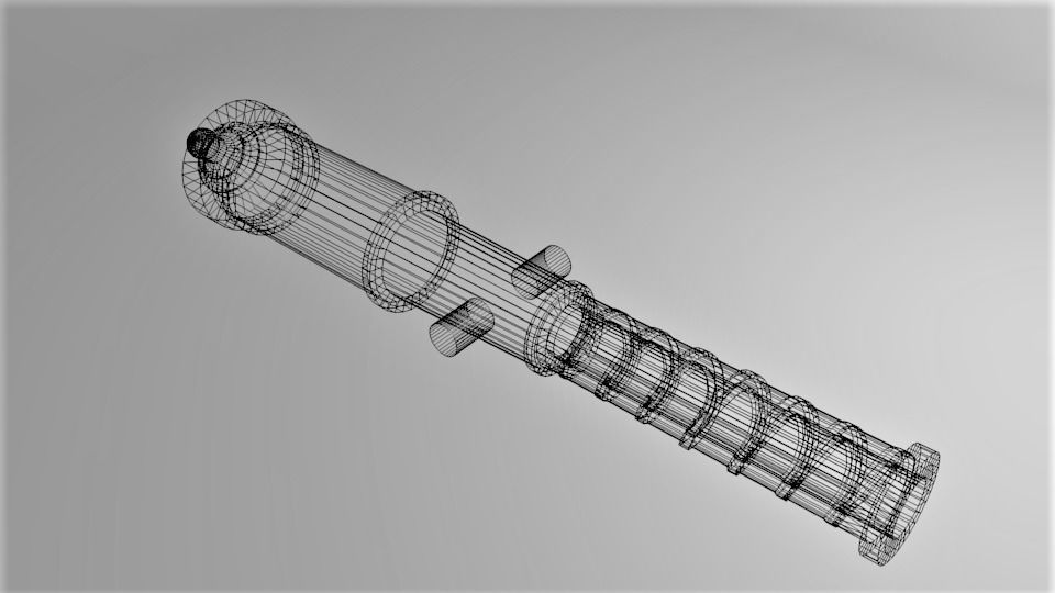Swivel Cannon 3D model_5