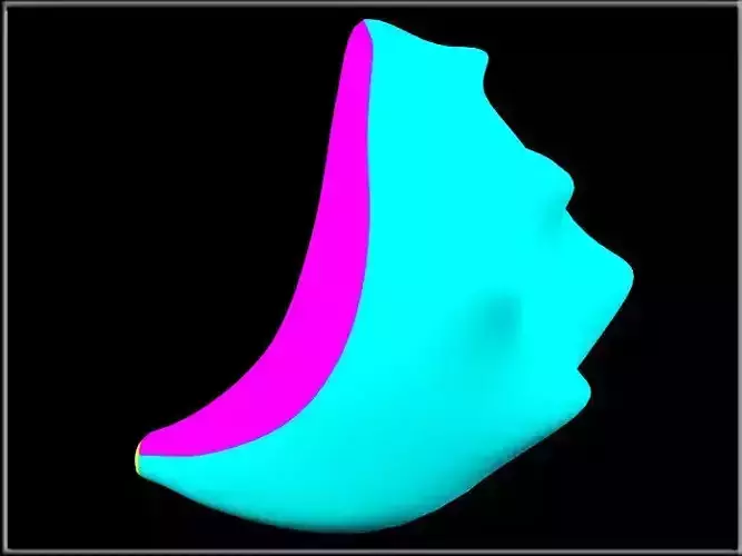 Bunny Tail Low-poly 3D model