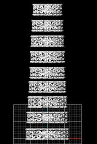 Wedding rings 3D print model_8