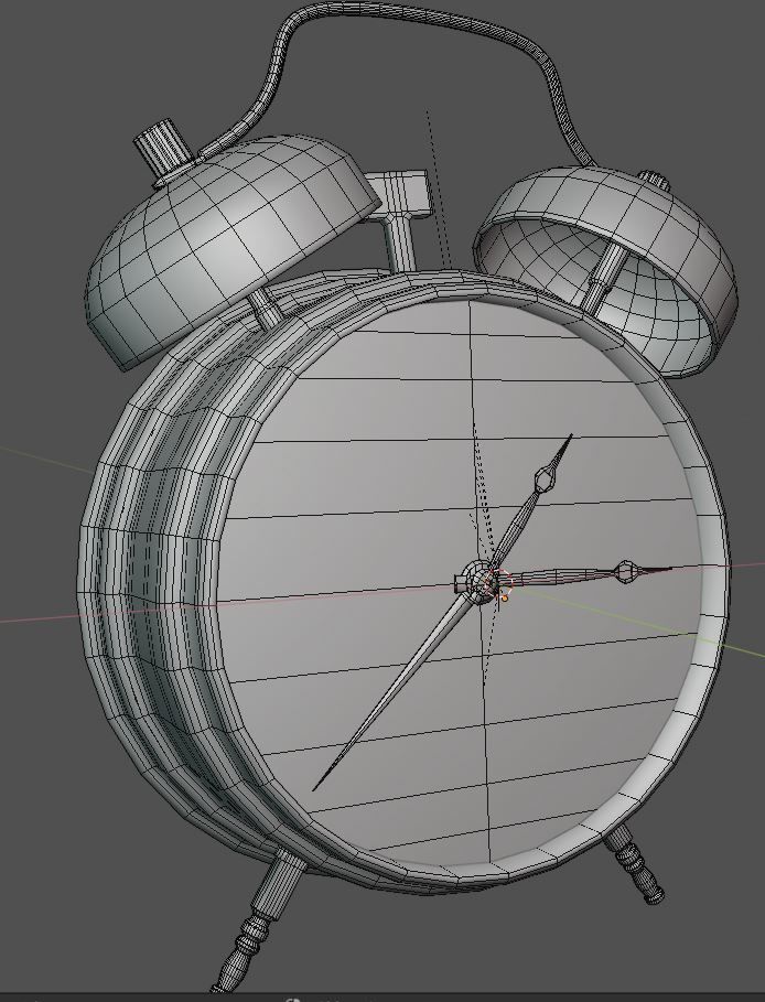 Soviet Alarm clock Raketa 3D model_11