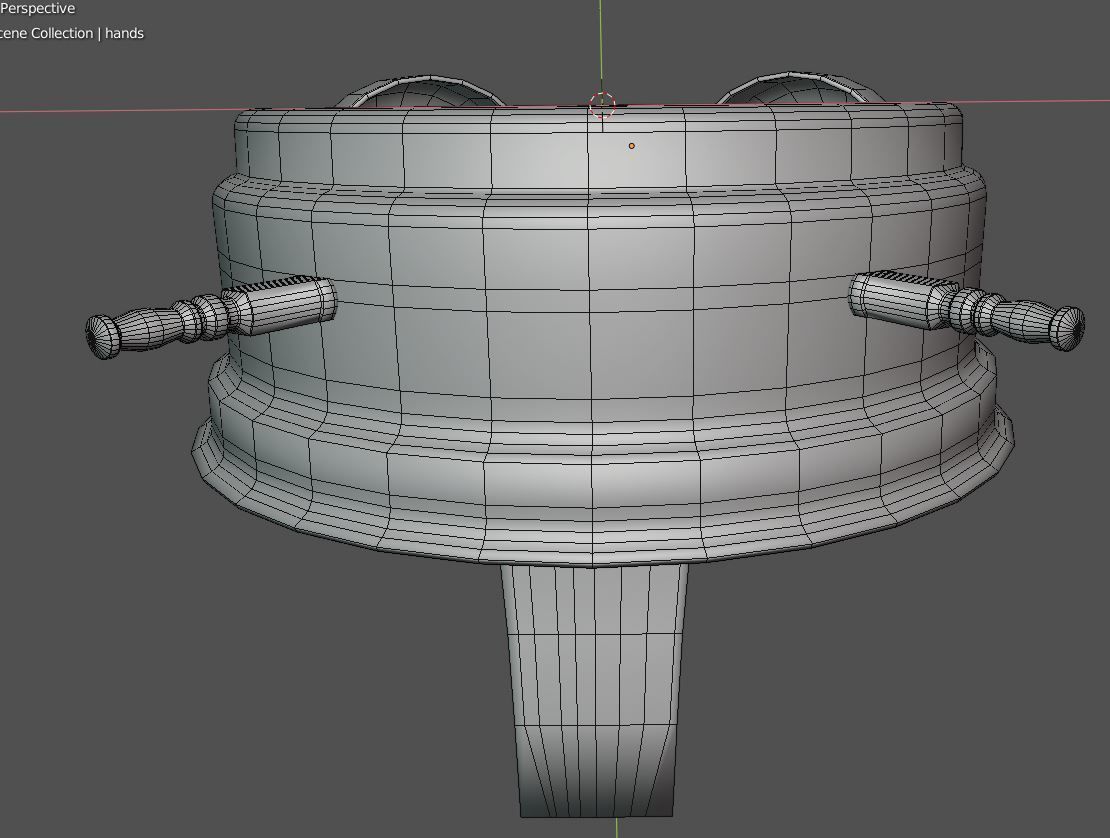 Soviet Alarm clock Raketa 3D model_9