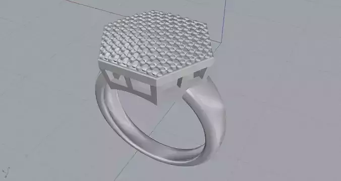 ring with crystal slot