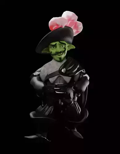 RIP Mantrapper Goblin Swashbuckler Rogue 3D print model