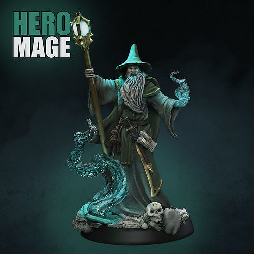 HERO MAGE 3D print model