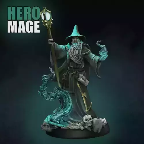 HERO MAGE 3D print model