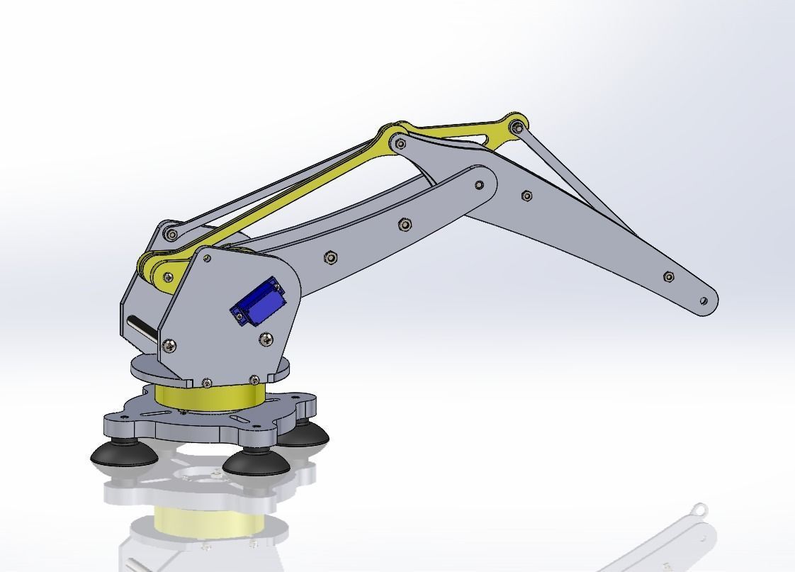 robotic arm 3D model_10