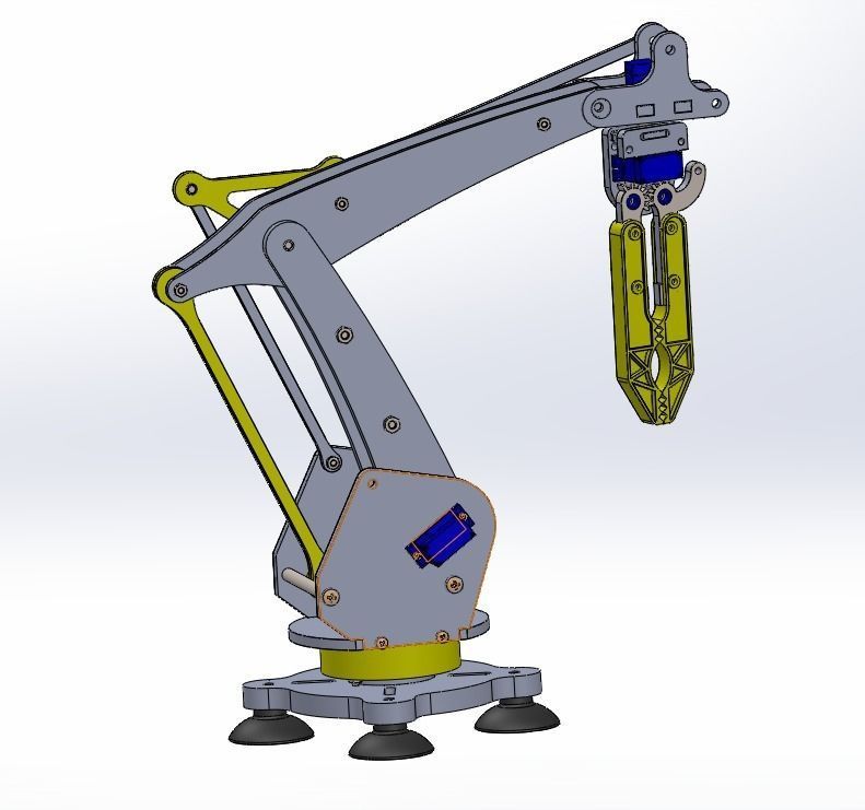 robotic arm 3D model_2