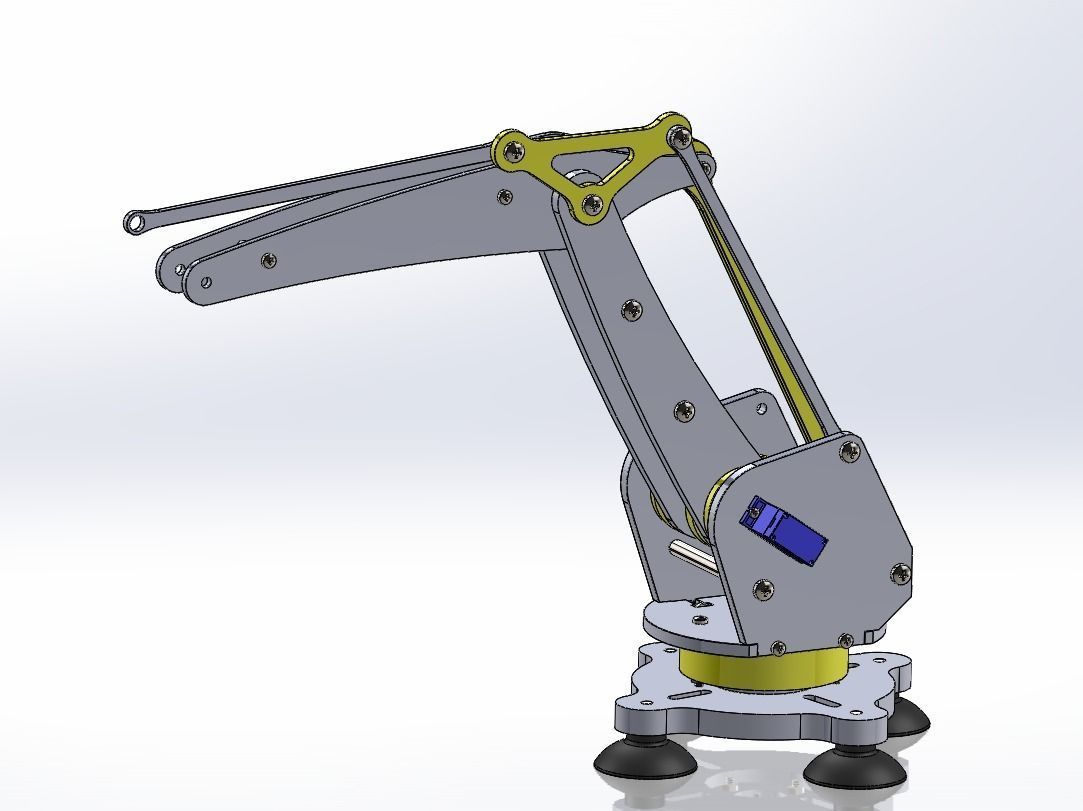 robotic arm 3D model_8