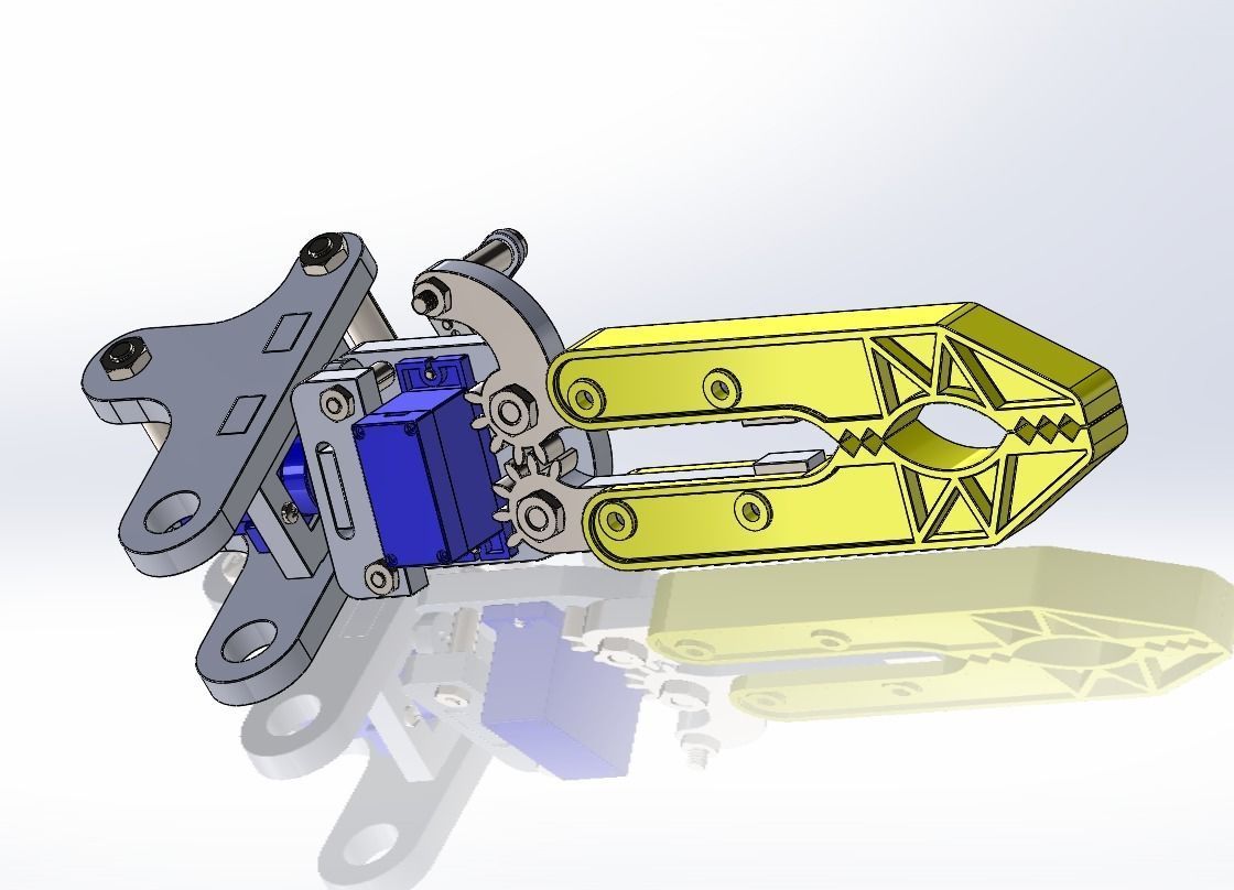 robotic arm 3D model_7