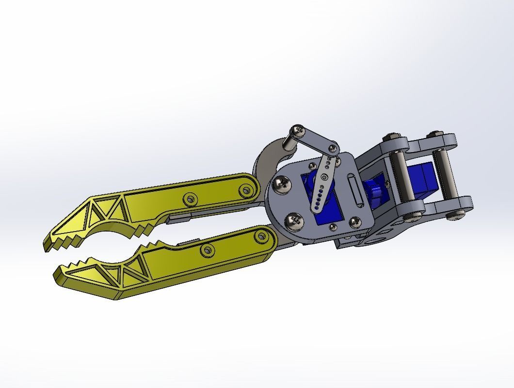 robotic arm 3D model_6
