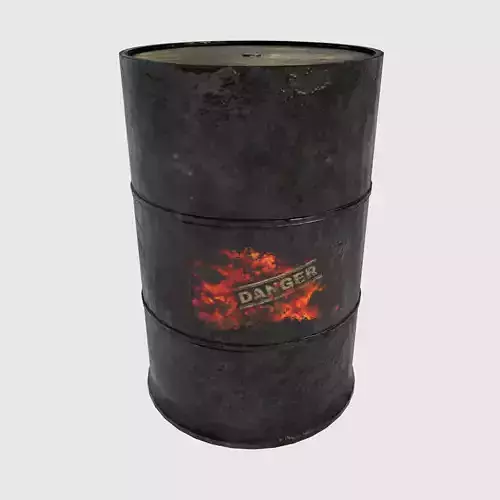 Fuel Barrel PBR Model