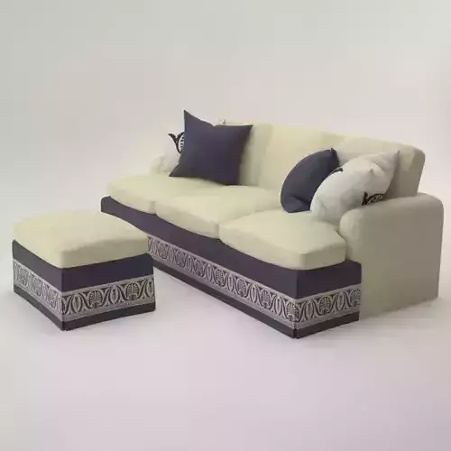 Pro - Sofa and Ottoman Rudin 2496