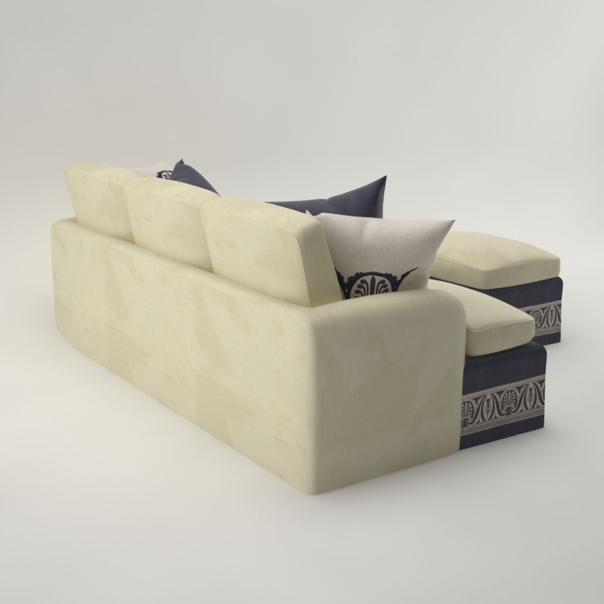 Pro - Sofa and Ottoman Rudin 2496 3D model_2